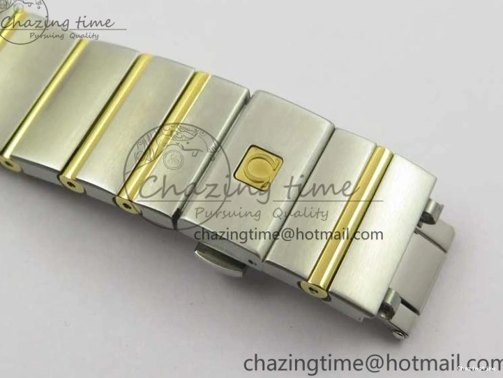 0312 Stylish Constellation 38mm SS RG VSF 1:1 Best Edition WhiteTextured Dial on SS RG Bracelet A8500 Super Clone 7921